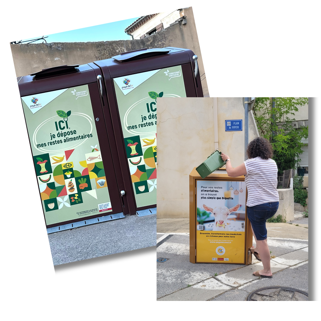 bornes collecte restes alimentaires